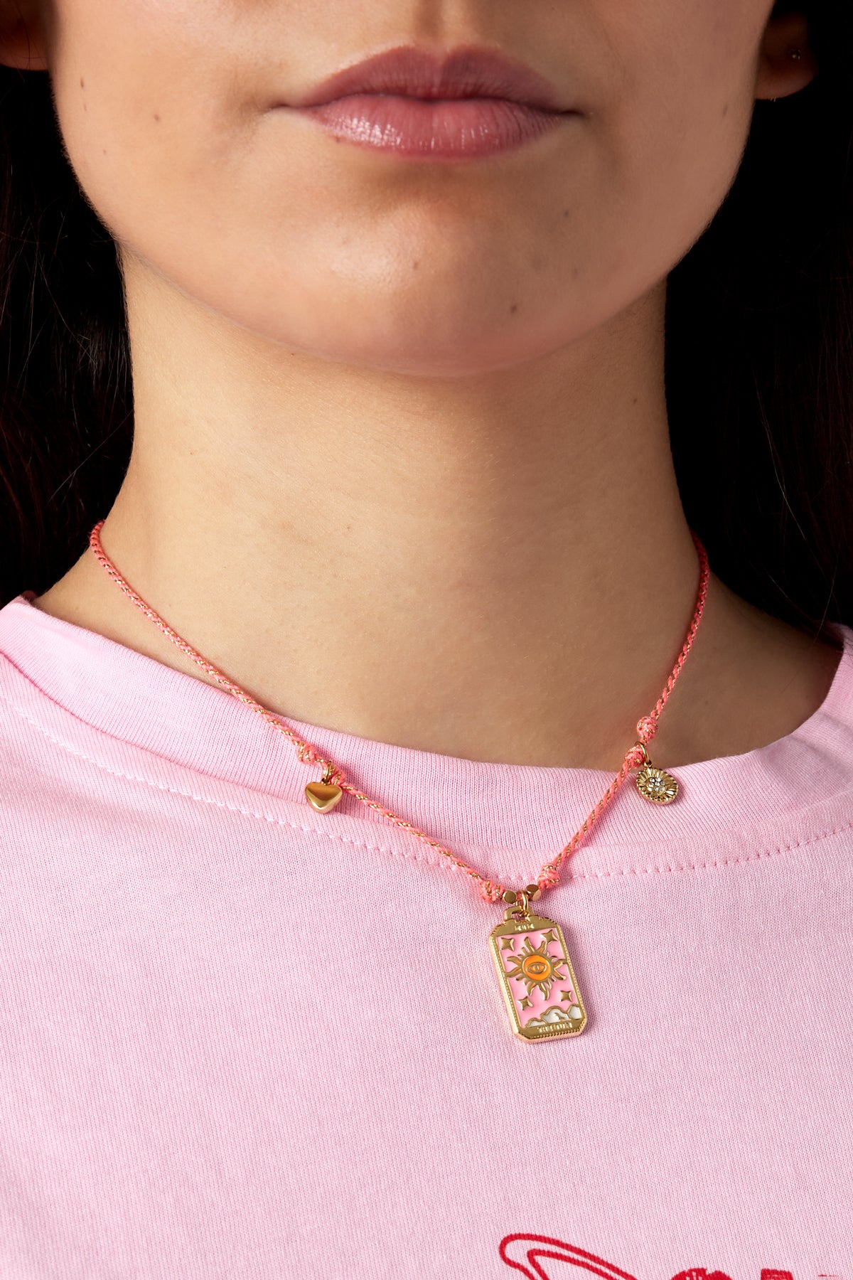 Ketting - Goud - Pink Wave
