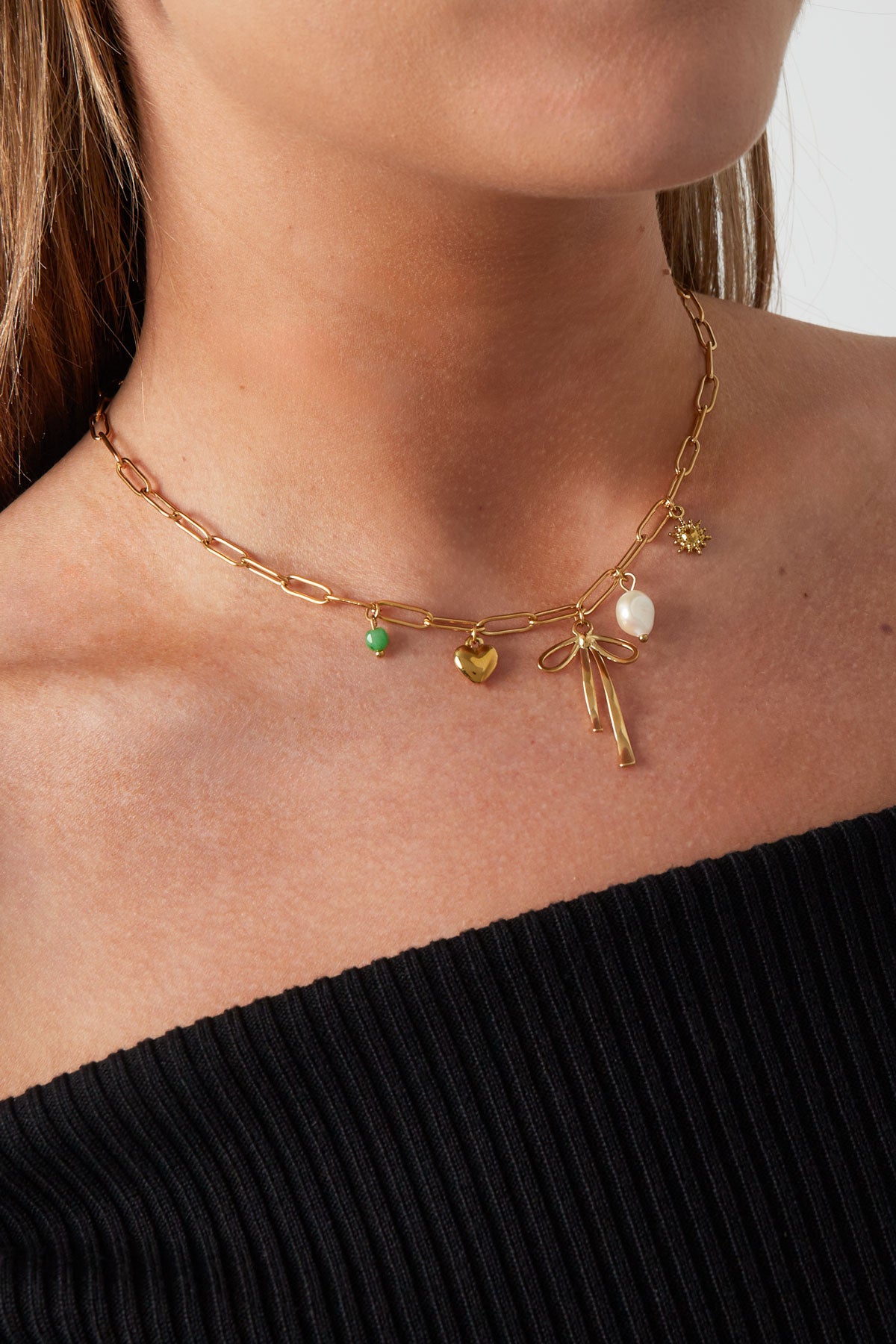 Ketting - Goud - Golden Bow