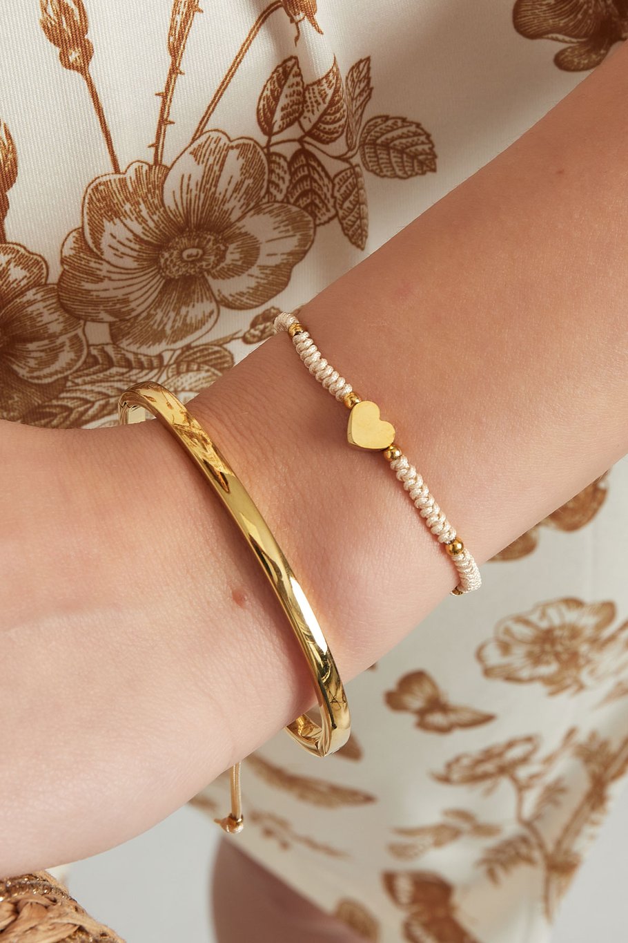 Armband - Goud - White Love