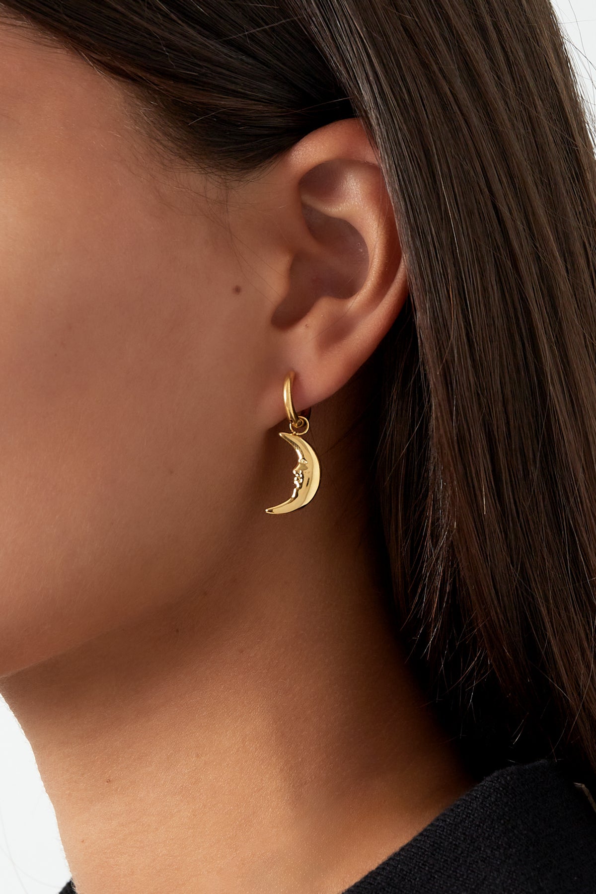 Oorbellen - Goud - Classy Moonlight
