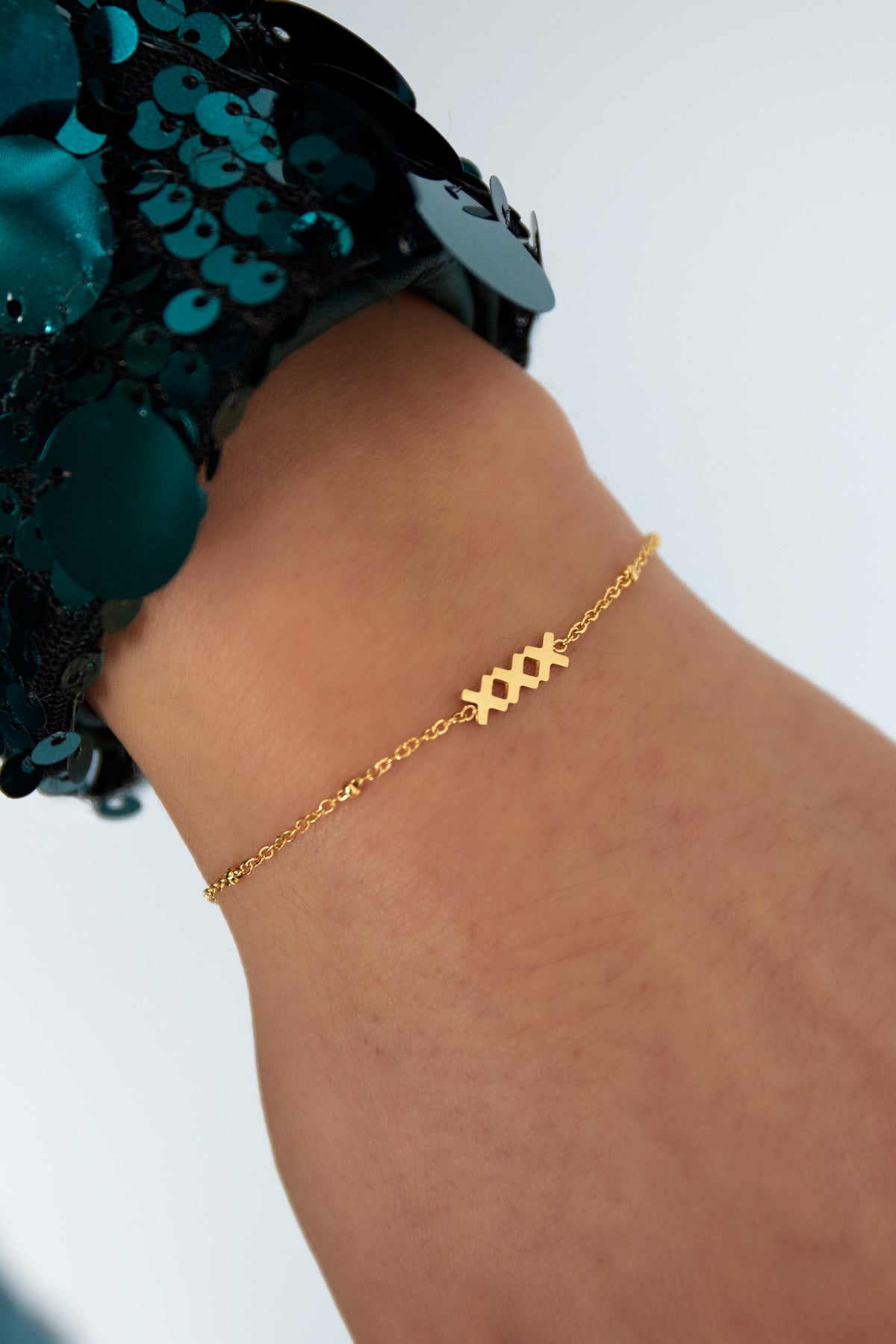 Armband - Goud - Three Crosses