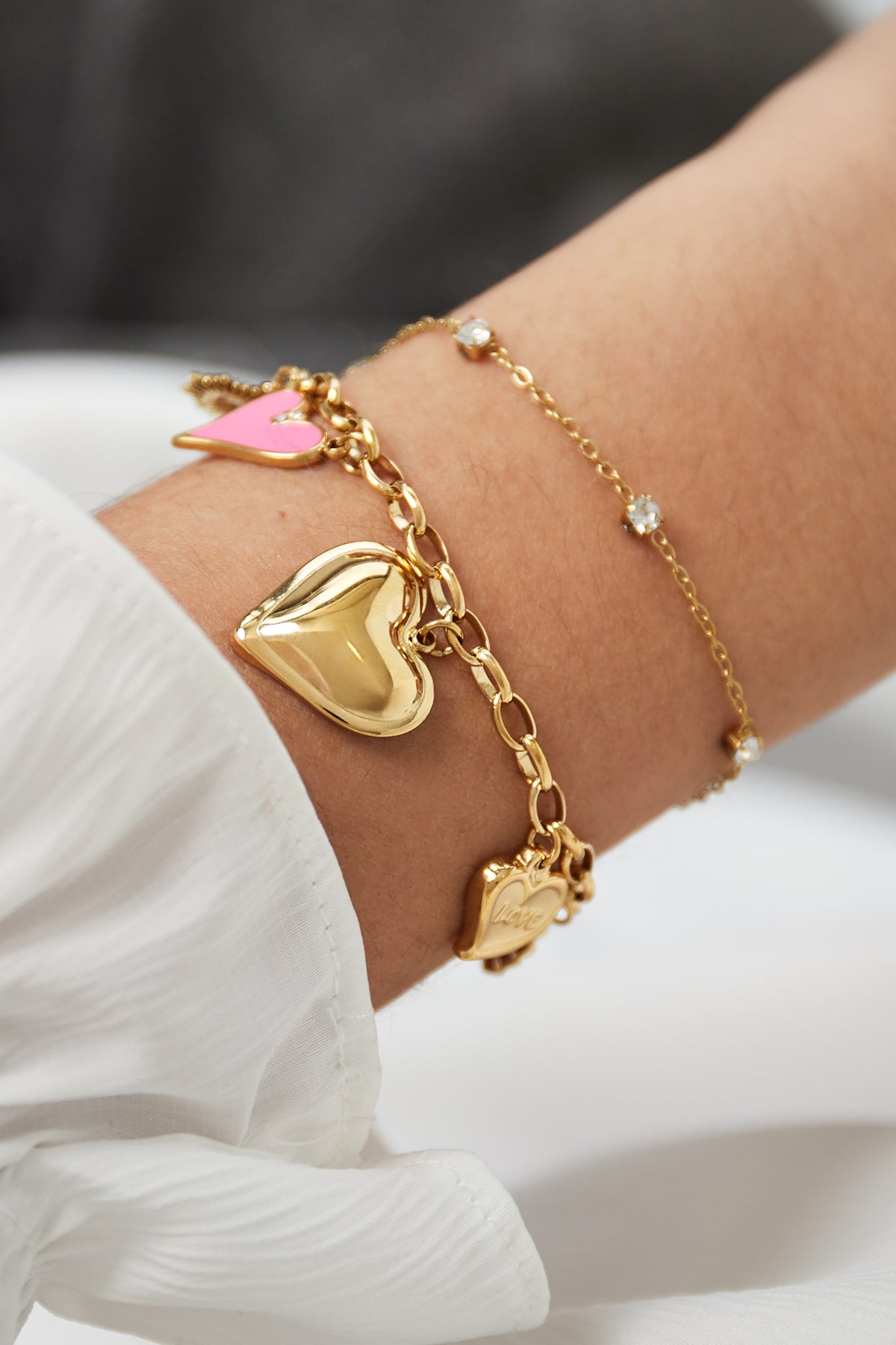 Armband - Goud - Love Is In The Air