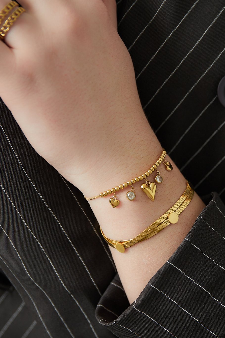 Armband - Goud - Gleaming Heart