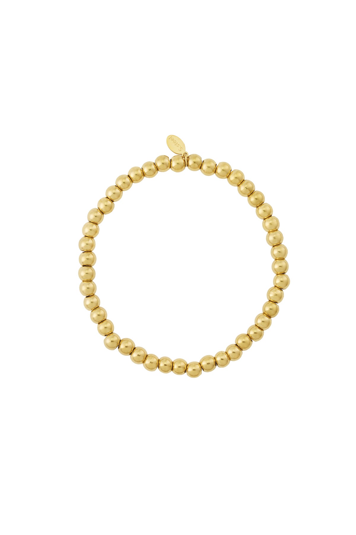 Armband - Goud - Golden Beads 5mm