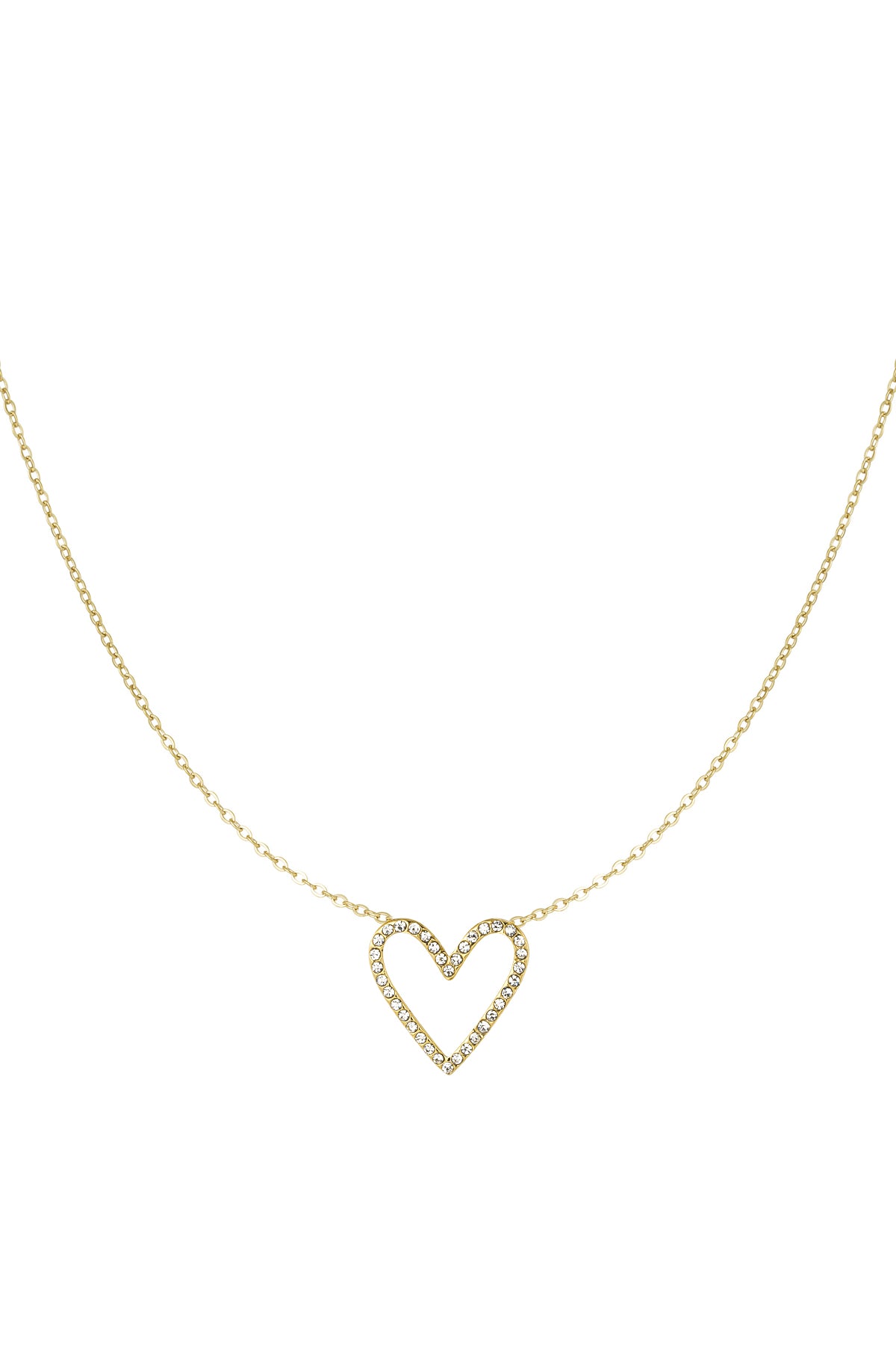Ketting - Goud - Glitter Love