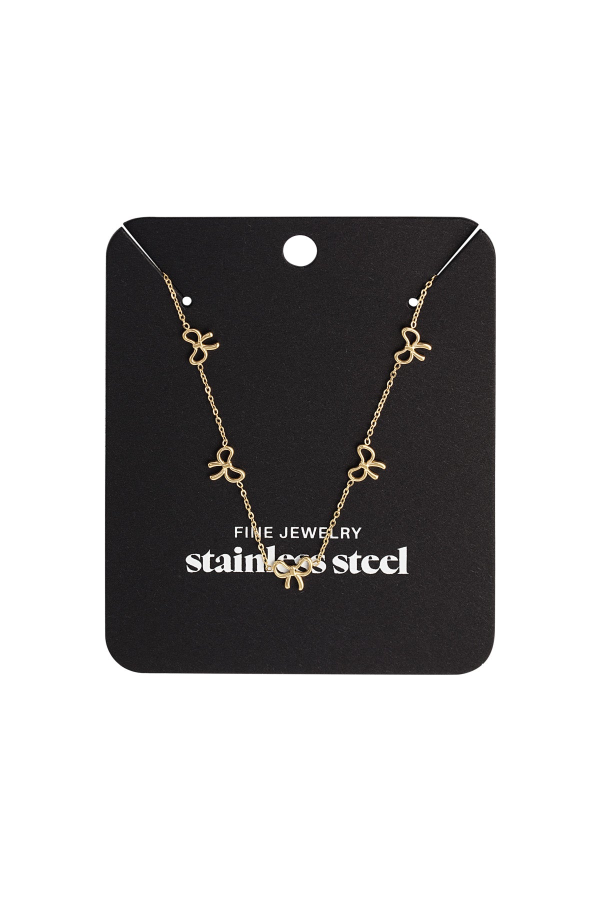 Ketting - Goud - Charming Bows