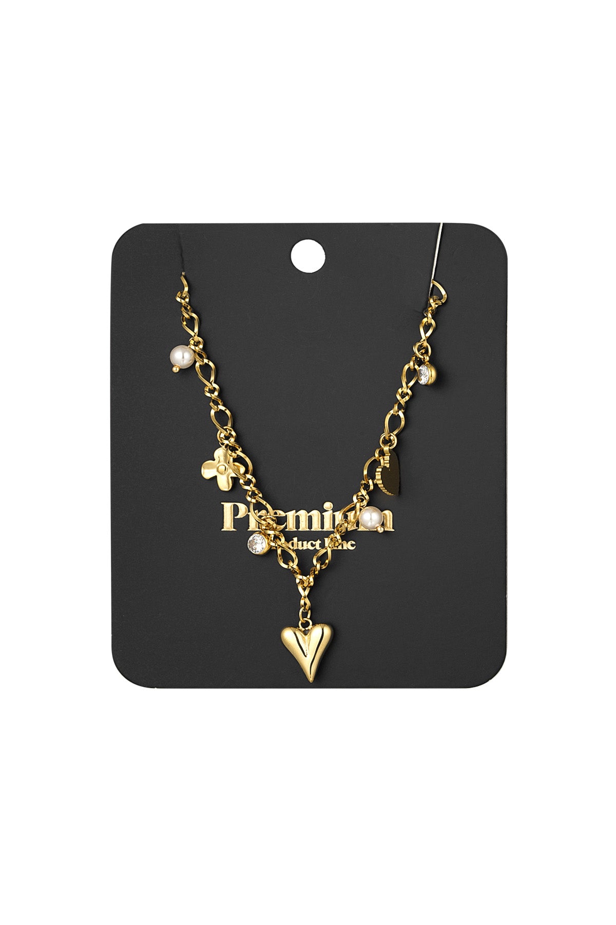 Statement ketting - Goud - Love on Top