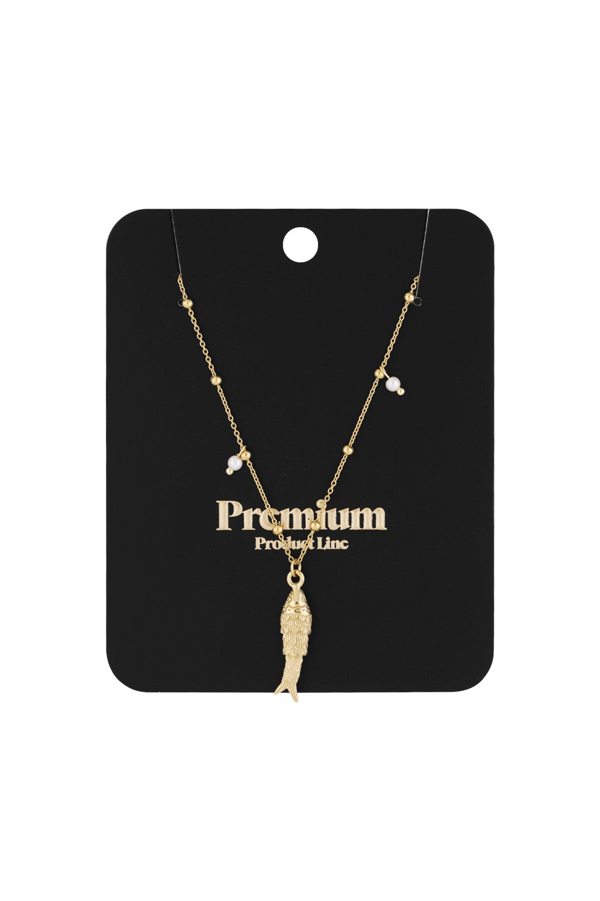 Ketting - Goud - Golden Fish