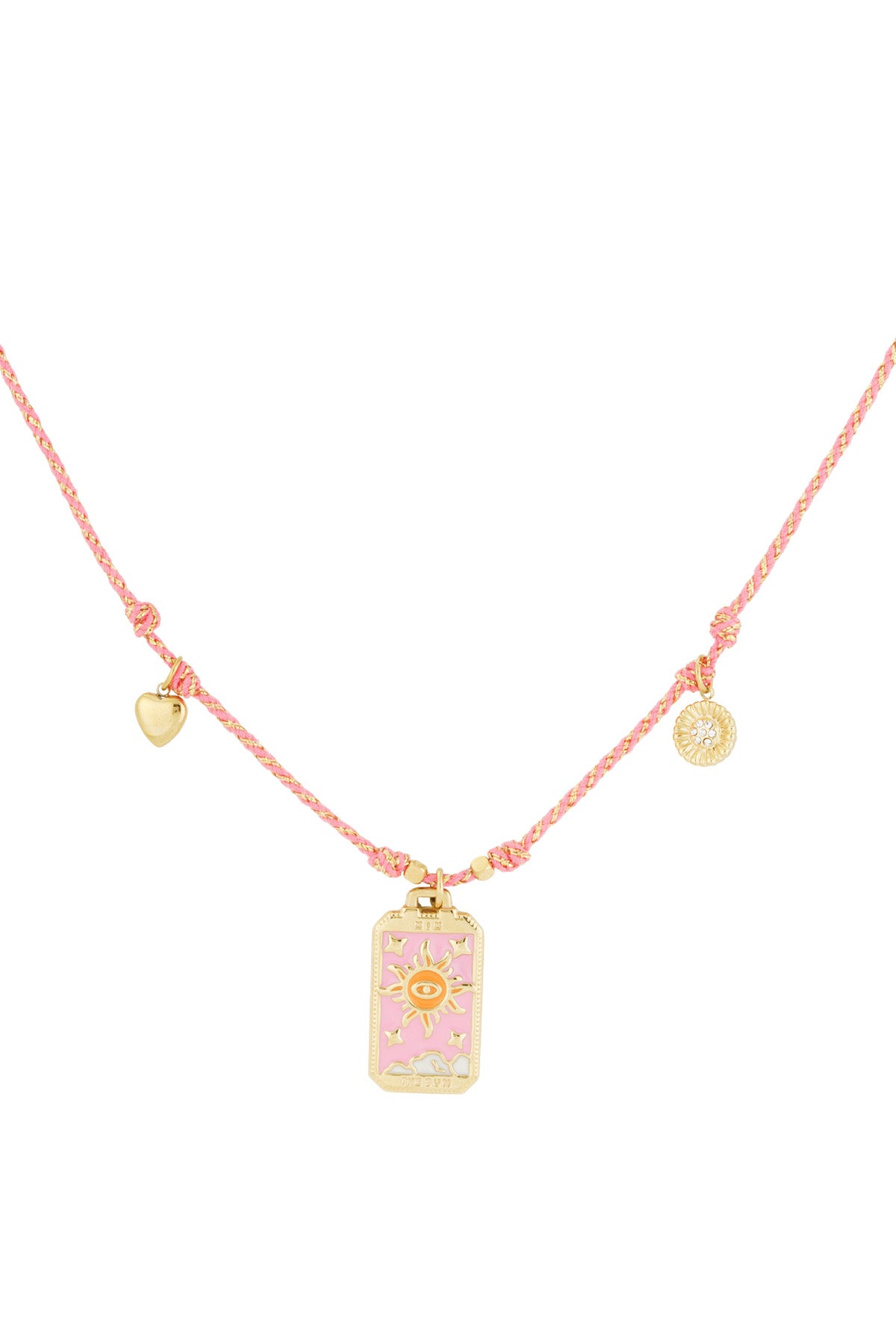 Ketting - Goud - Pink Wave