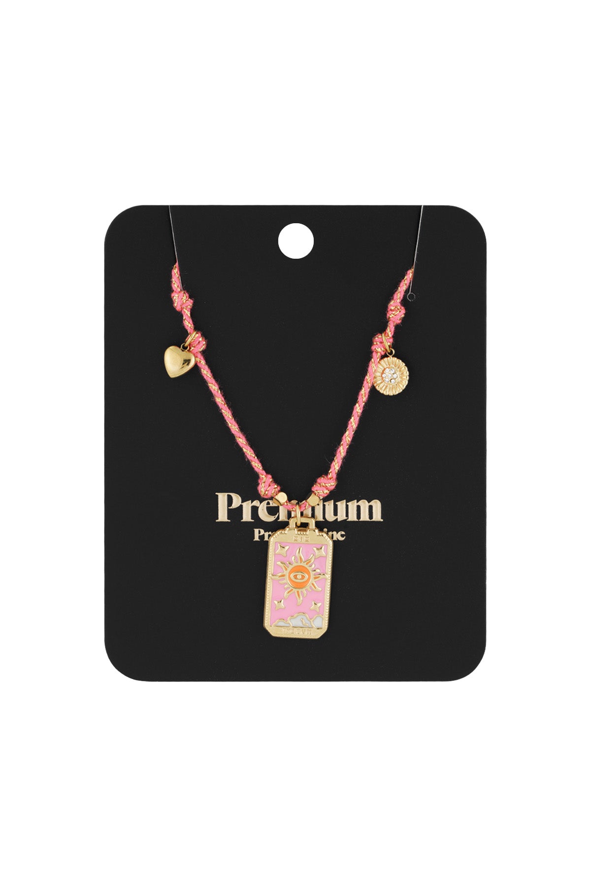 Ketting - Goud - Pink Wave
