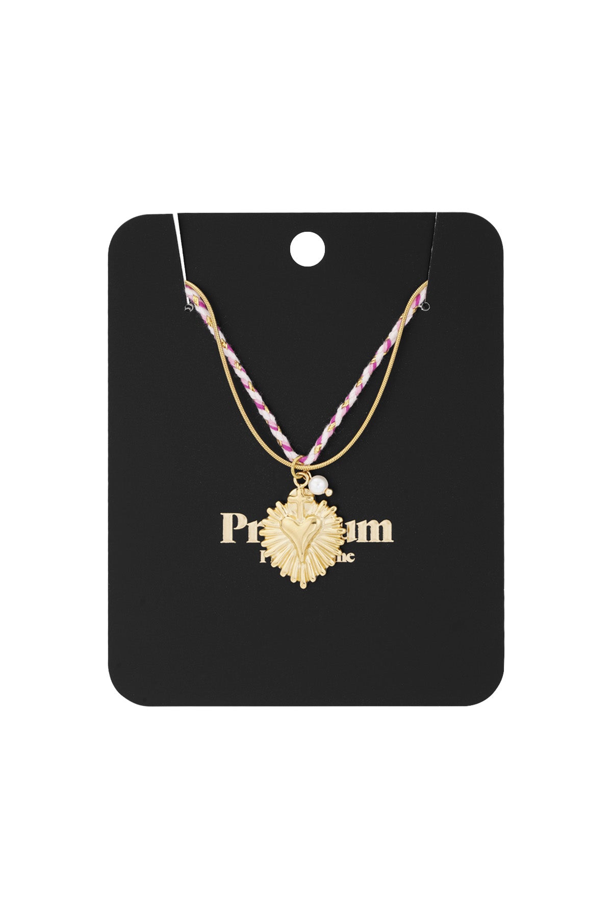 Ketting - Goud - Colorful Heartbeat