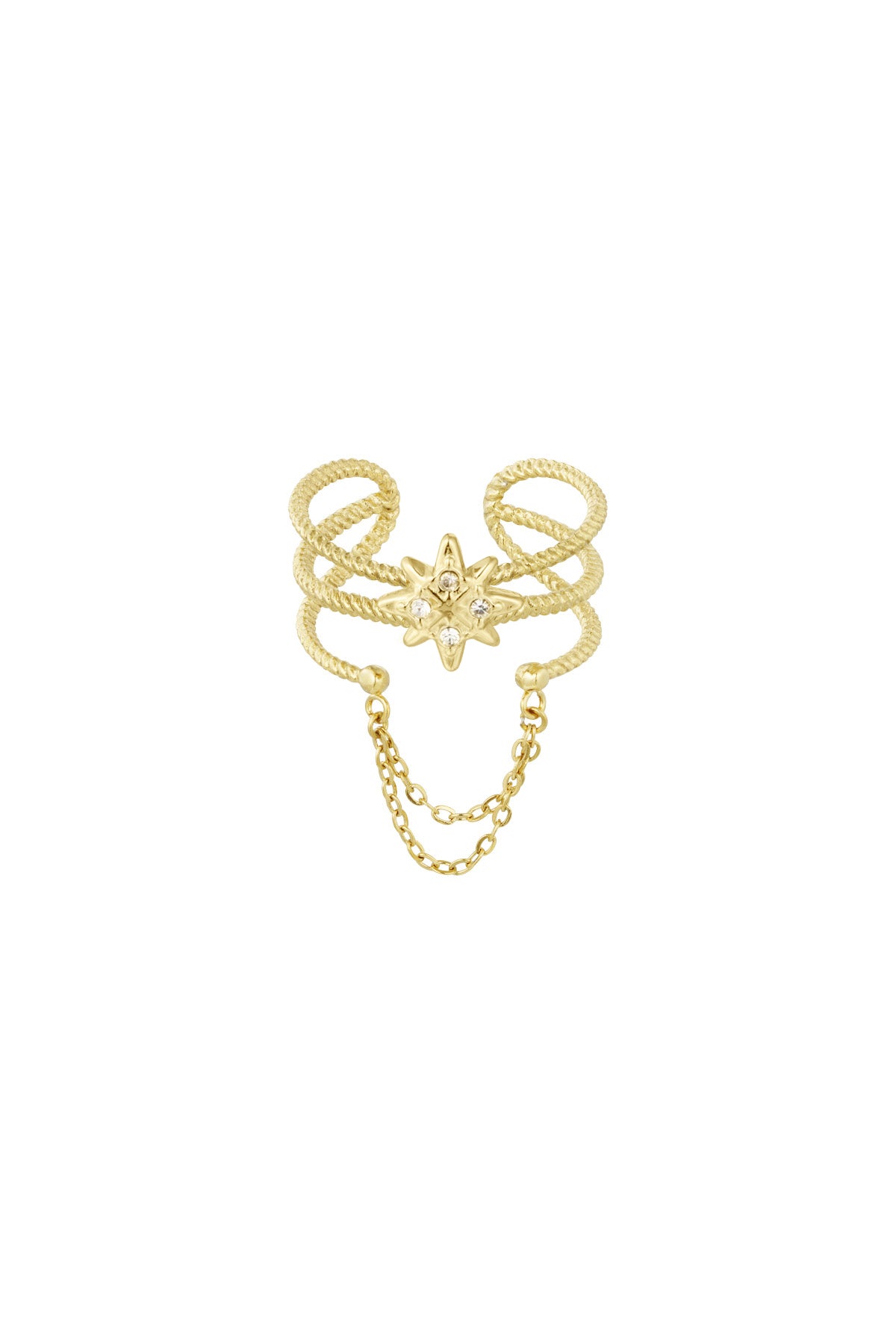 Ring - Goud - Falling Star