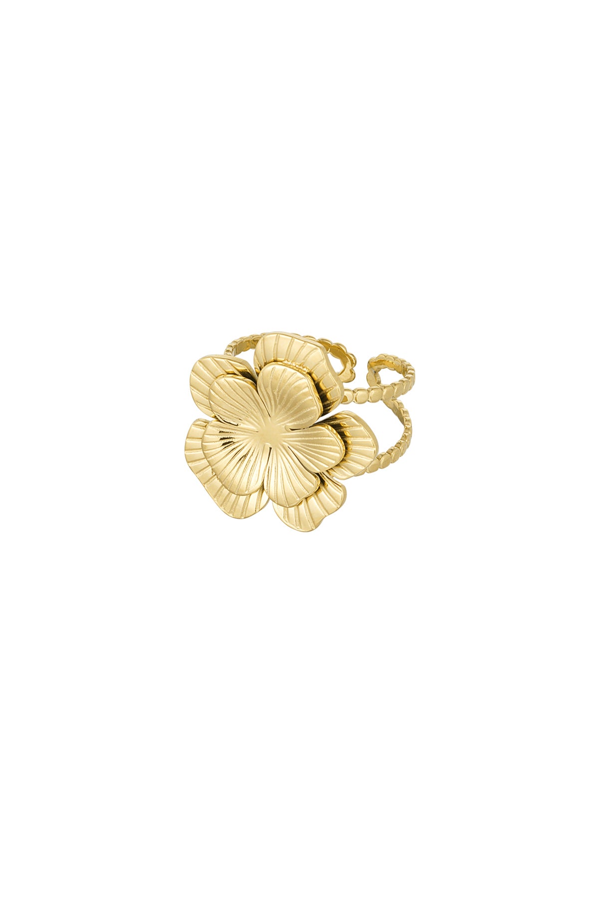Ring - Goud - Golden Flower