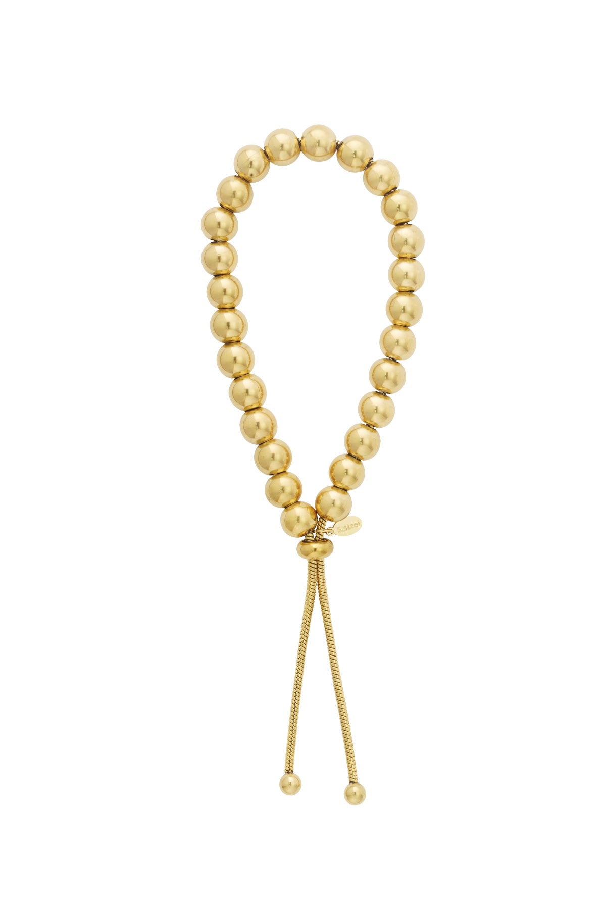 Armband - Goud - Golden Beads 8mm