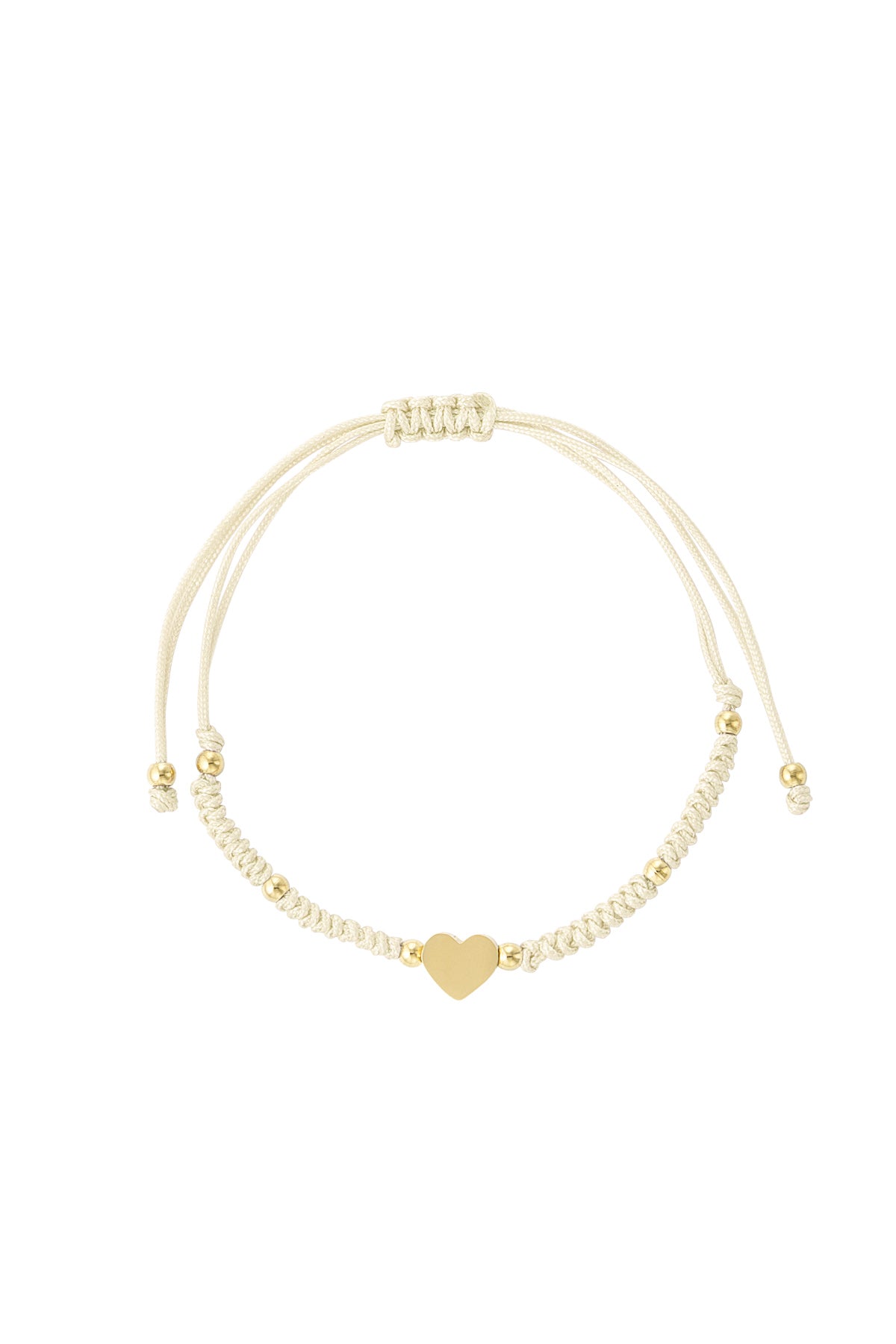 Armband - Goud - White Love