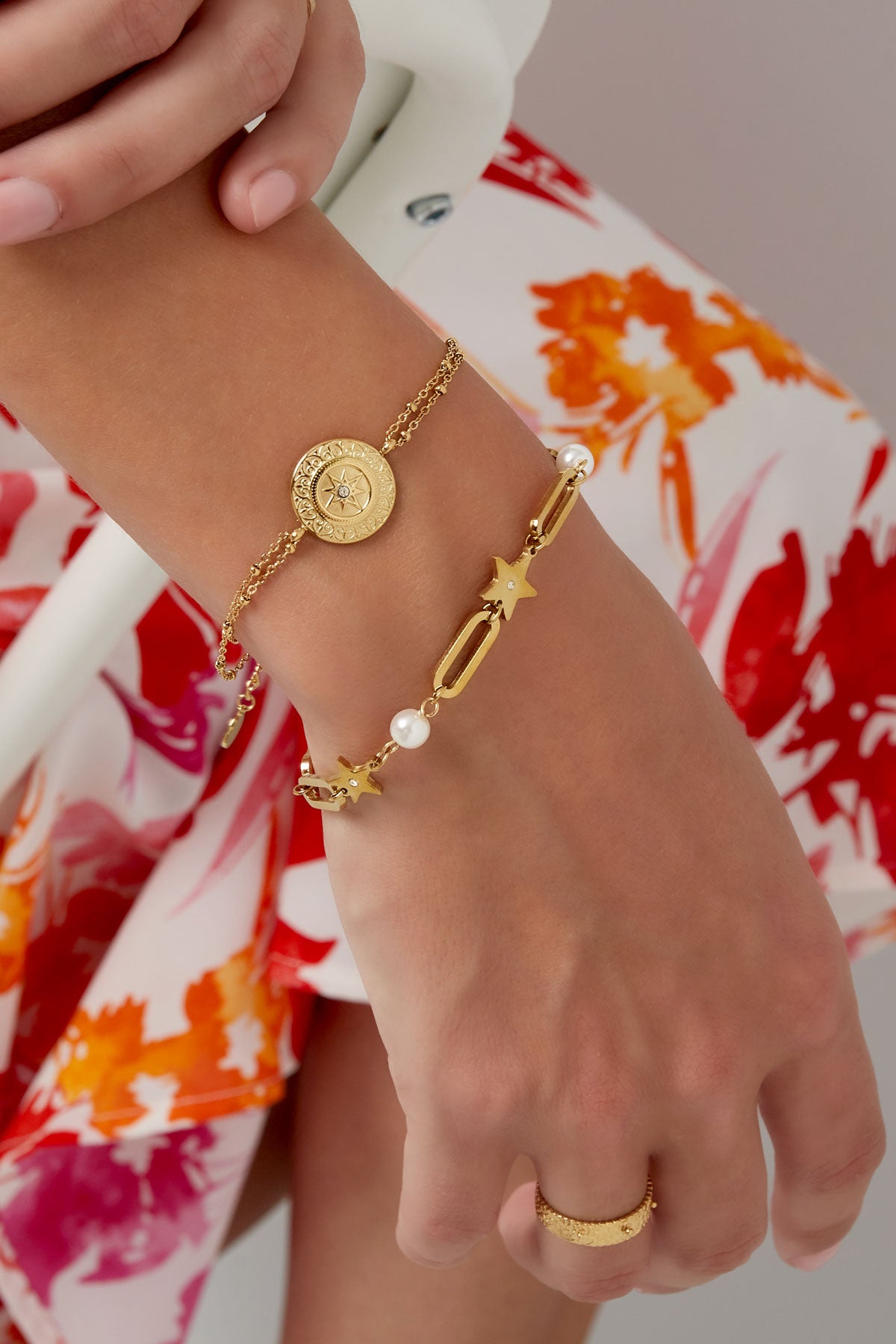 Armband - Goud- Cosmic Shine