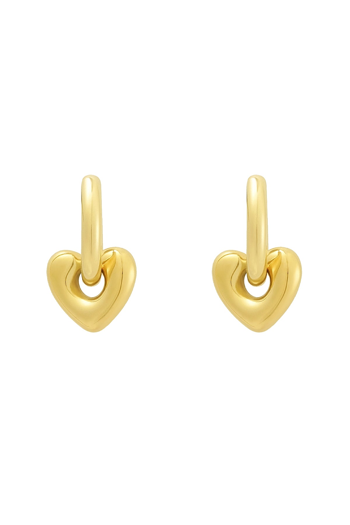 Oorbellen - Goud - Loving Heart