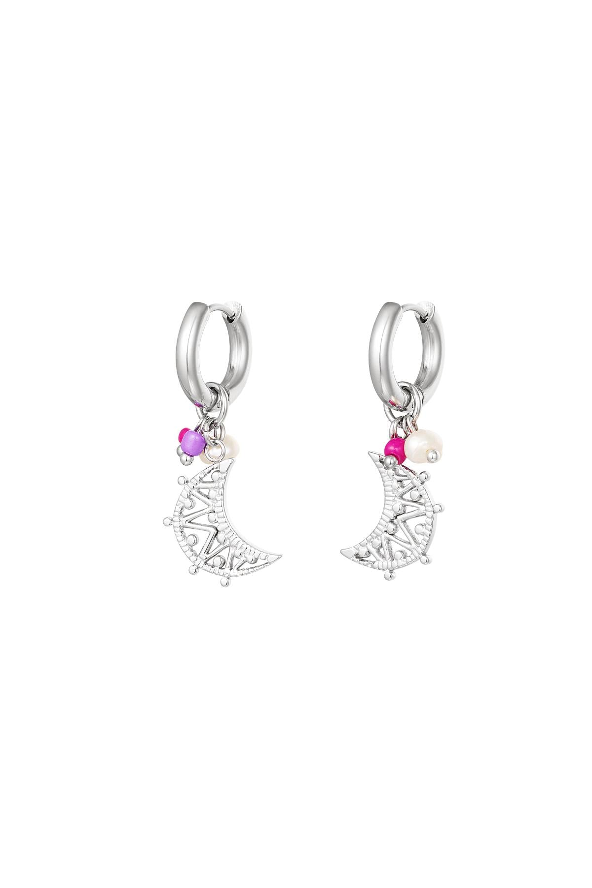 Oorbellen - Moon Beads