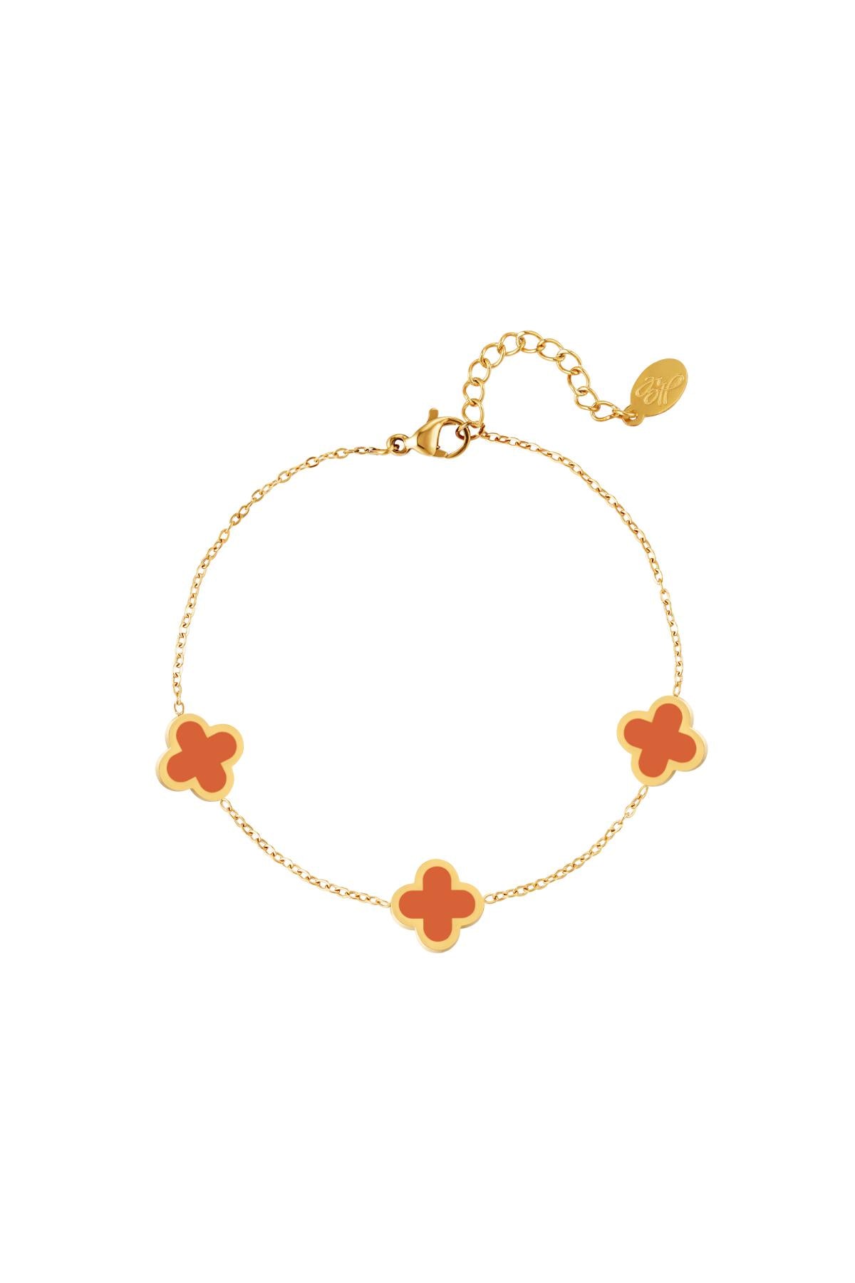 Armband - Goud - Three Clovers