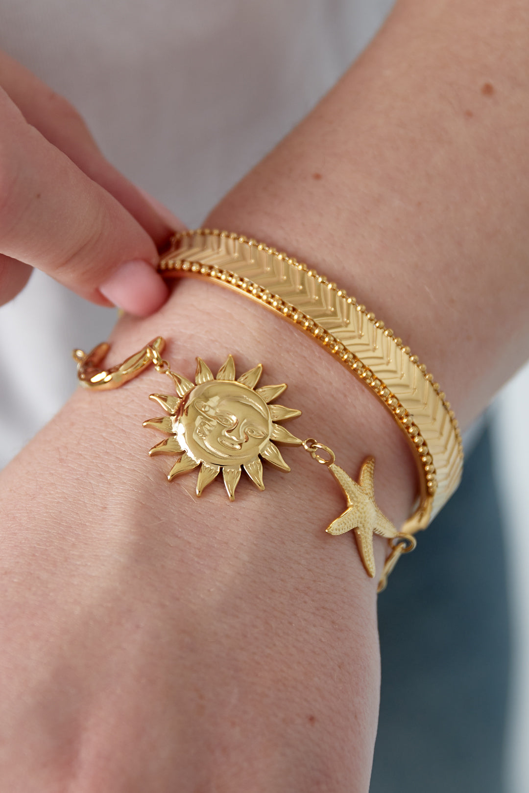 Armband- Goud - Midnight Charm