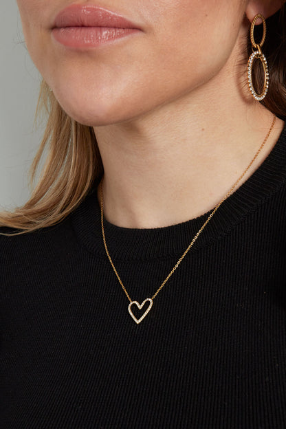 Ketting - Goud - Glitter Love