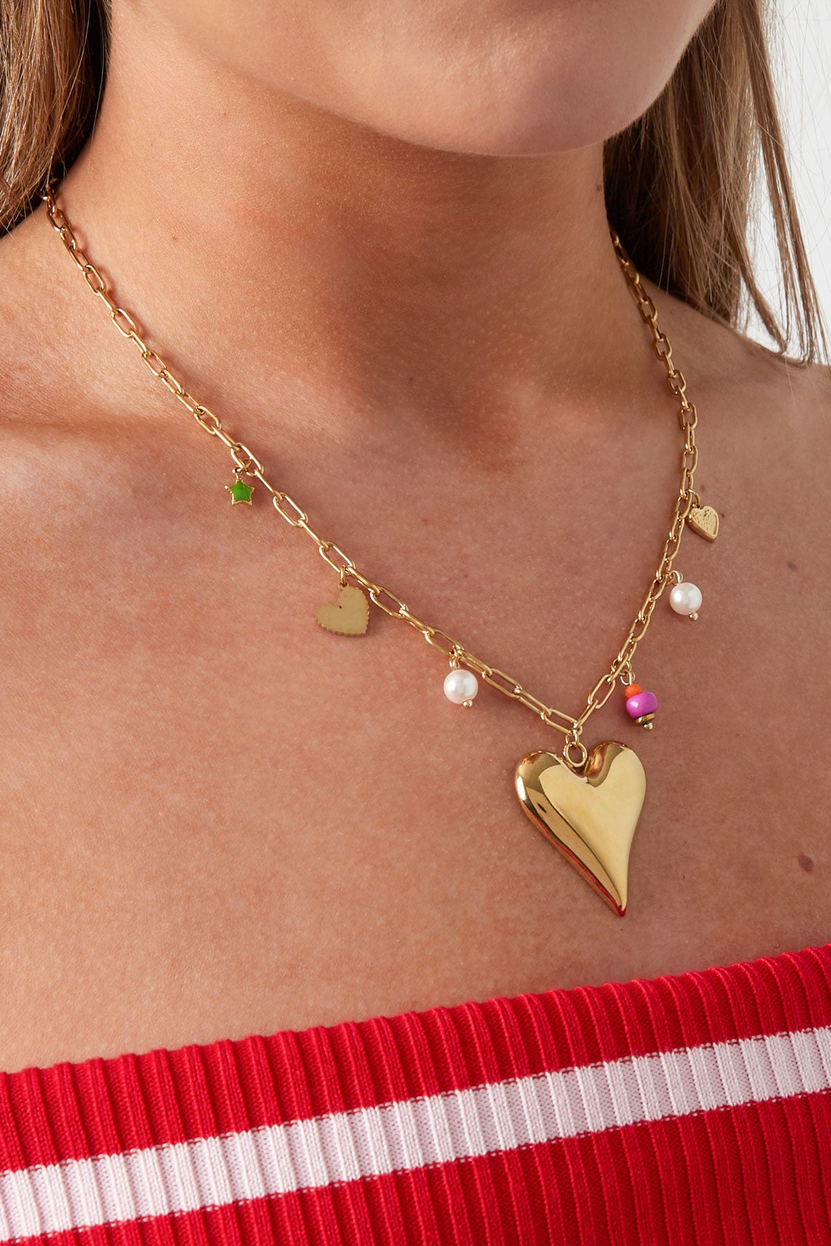 Statement ketting - Goud - Love Moment