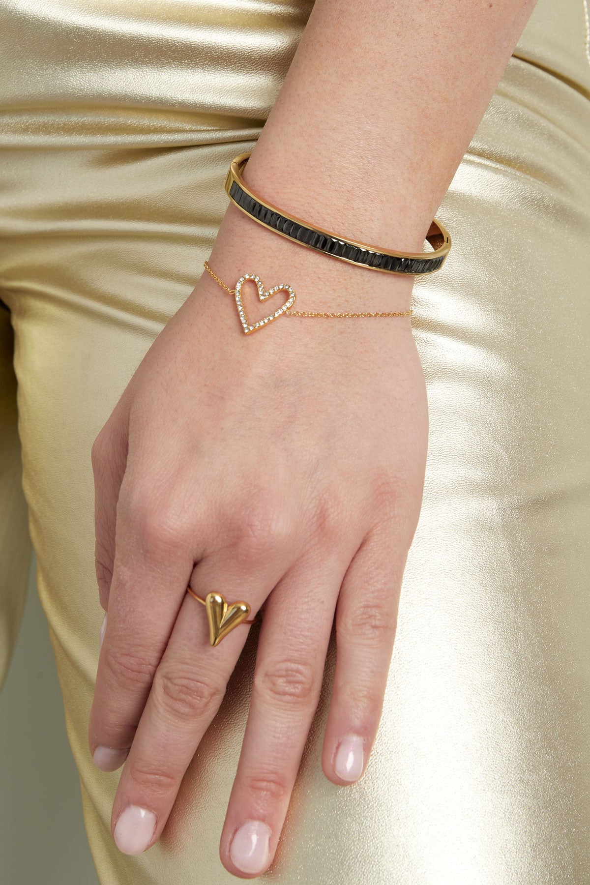 Armband - Goud - Glitter Love