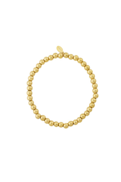 Armband - Goud - Golden Beads 5mm