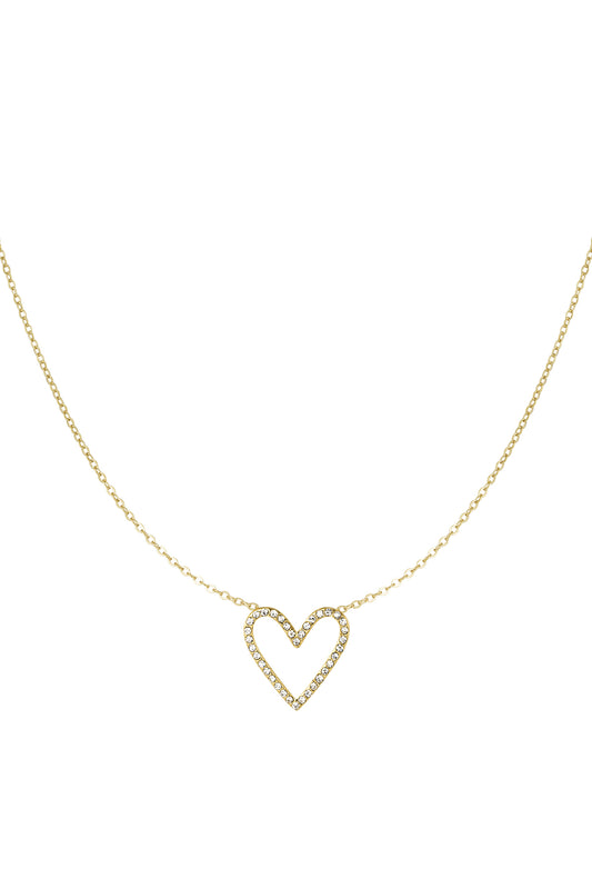 Ketting - Goud - Glitter Love