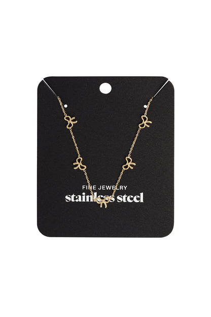 Ketting - Goud - Charming Bows