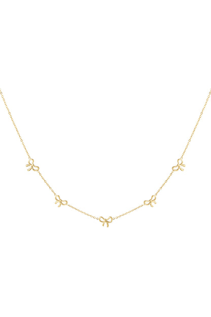 Ketting - Goud - Charming Bows