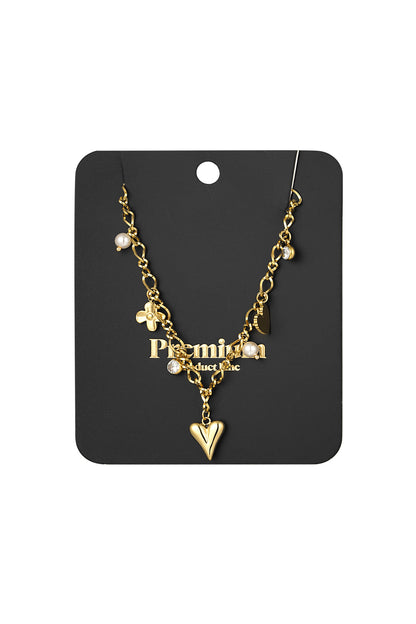 Statement ketting - Goud - Love on Top