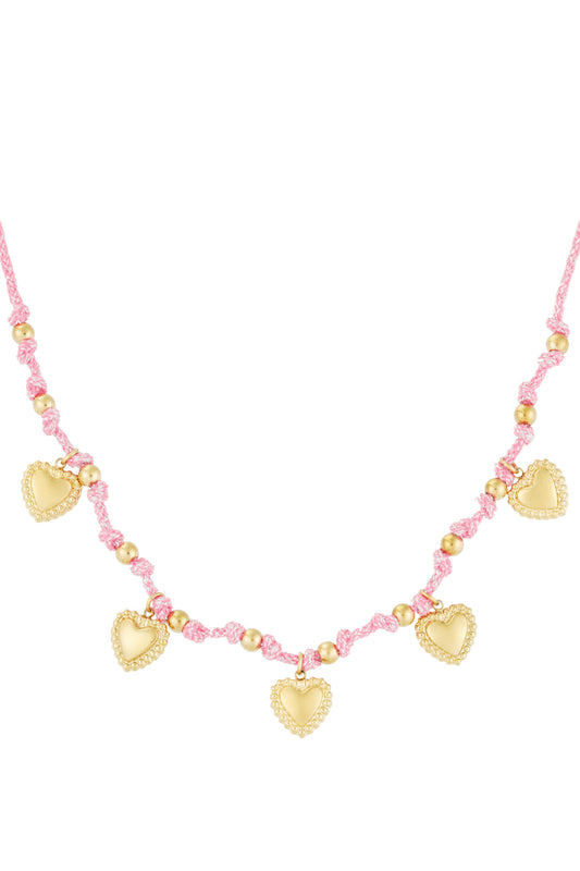 Ketting - Goud - Cozy Hearts