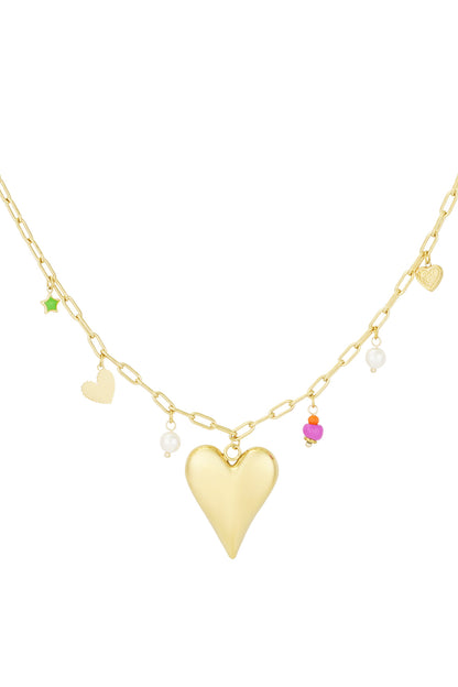 Statement ketting - Goud - Love Moment