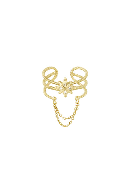 Ring - Goud - Falling Star