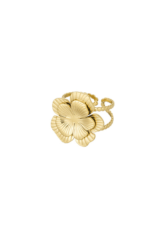 Ring - Goud - Golden Flower