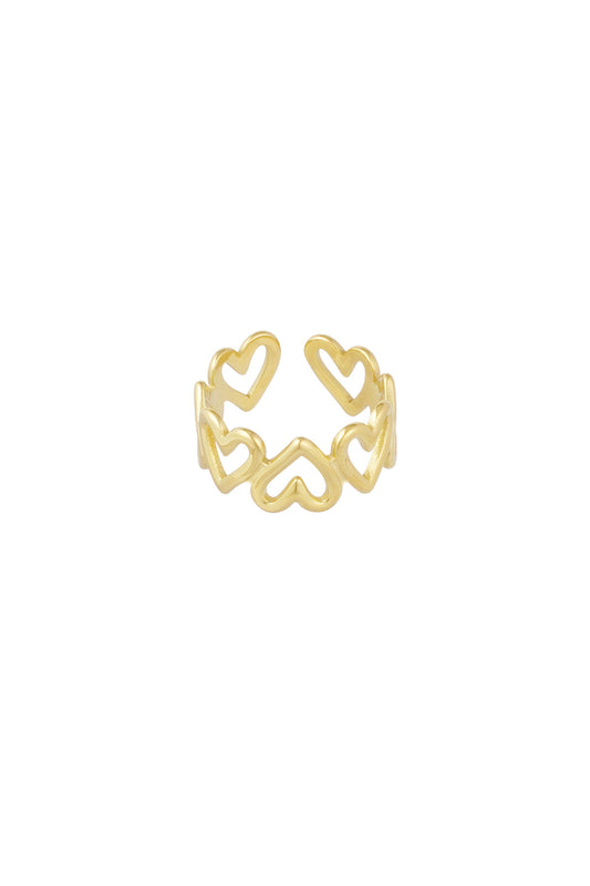 Ring - Goud - Twisted Love