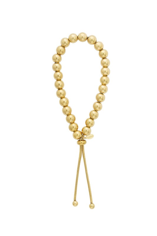 Armband - Goud - Golden Beads 8mm
