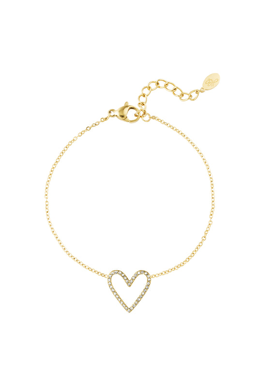 Armband - Goud - Glitter Love