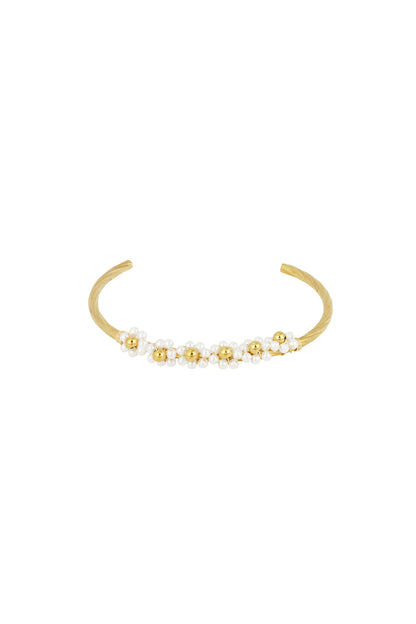 Armband - Goud - Floral Bangle