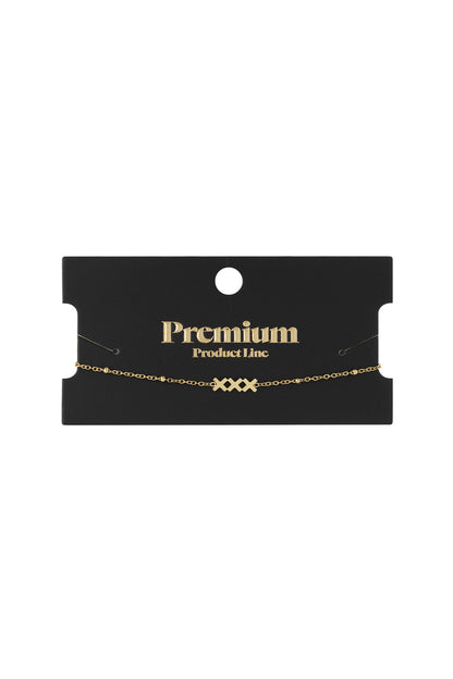 Armband - Goud - Three Crosses