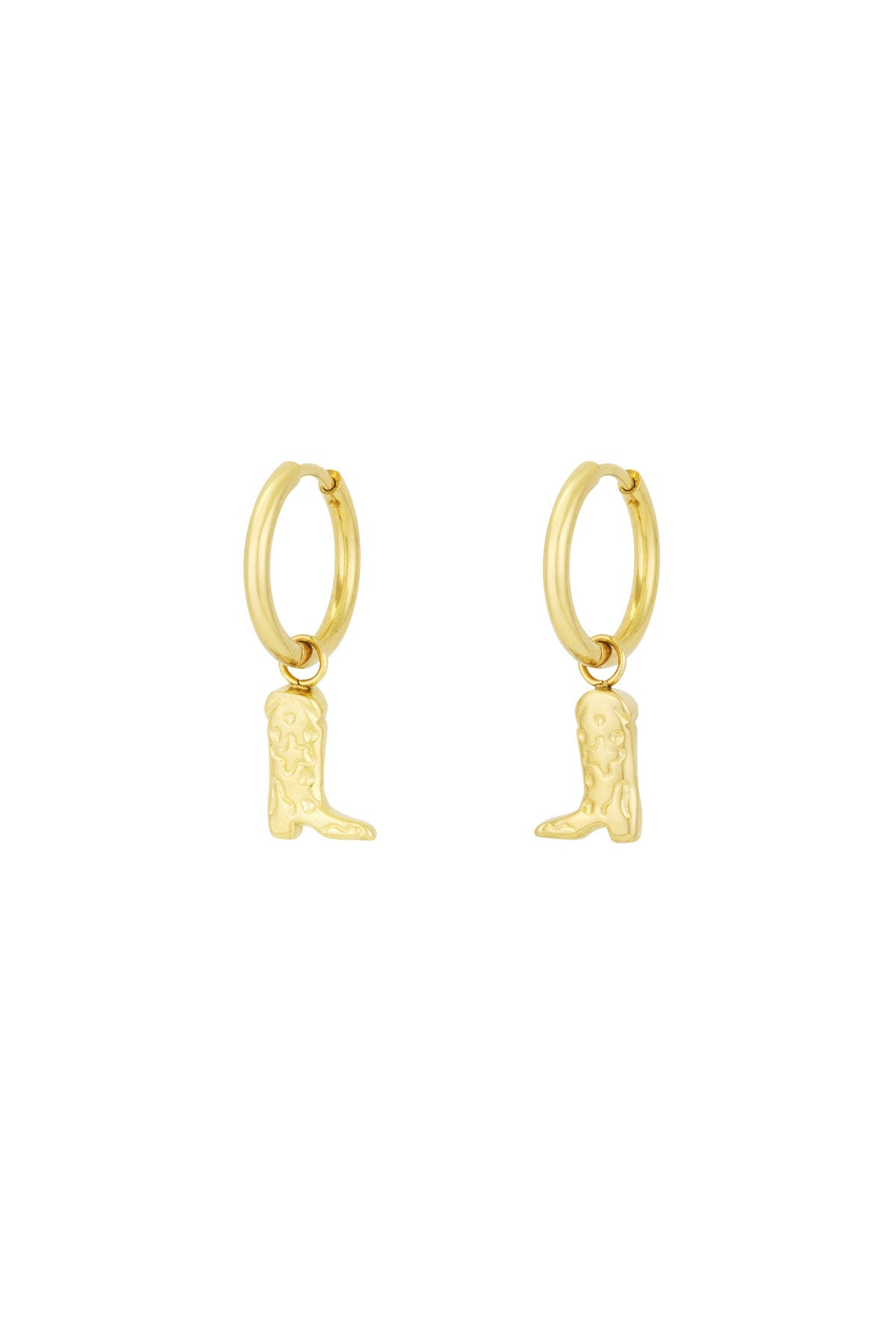 Oorbellen - Goud - Western Boots