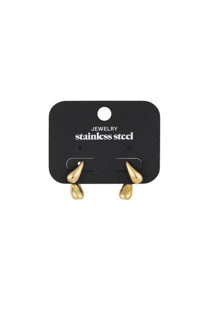 Oorbellen - Goud - Golden Drops