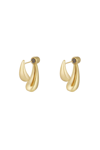 Oorbellen - Goud - Golden Drops