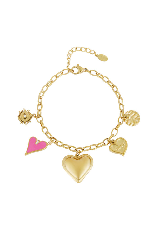 Armband - Goud - Love Is In The Air