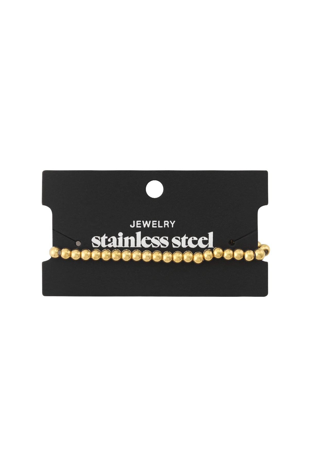 Armband - Goud - Golden Beads 5mm