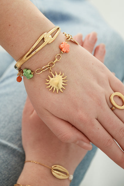 Armband - Goud - Happy Colors